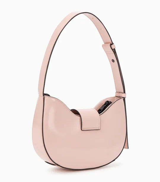Off Duty Holiday Round Shoulder Bag 22 Pale Conch