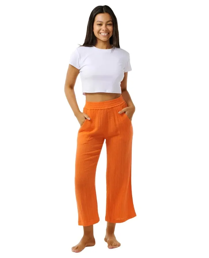 RIP CURL Women's Premium Surf Beach Pant Bright Orange