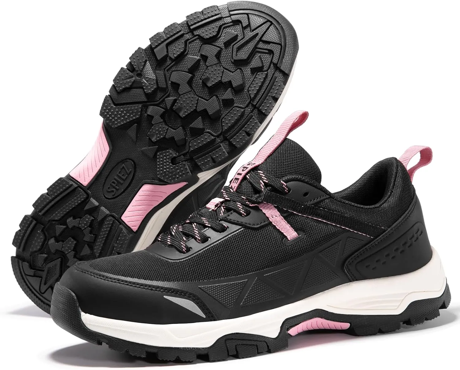 SPIEZ Lightweight Women's Safety Shoes,Composite Toe,Puncture-Resistant,Non Slip Work Shoes,Comfortable Sneakers for Work and Daily Life (US 5.5-10)
