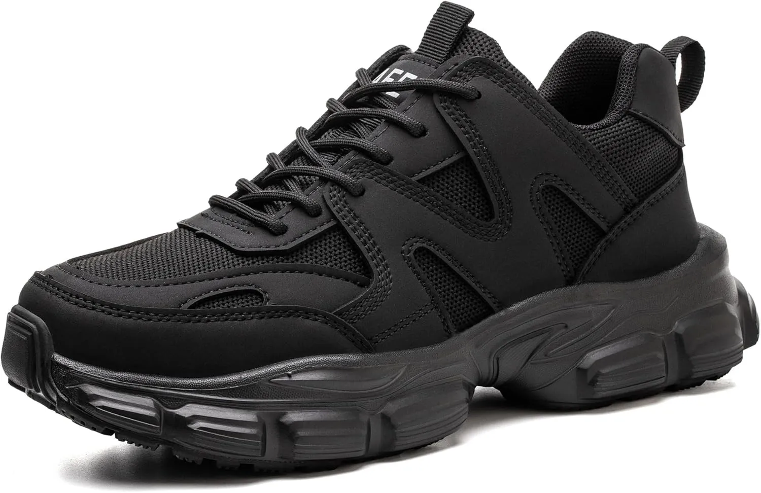 Steel Toe Shoes for Women Lightweight Contrast & Breathable Mesh Indestructible, Wide Width, Soft Comfort, Anti-Smashing & Puncture-Resistant, Non-Slip/Non-Skid