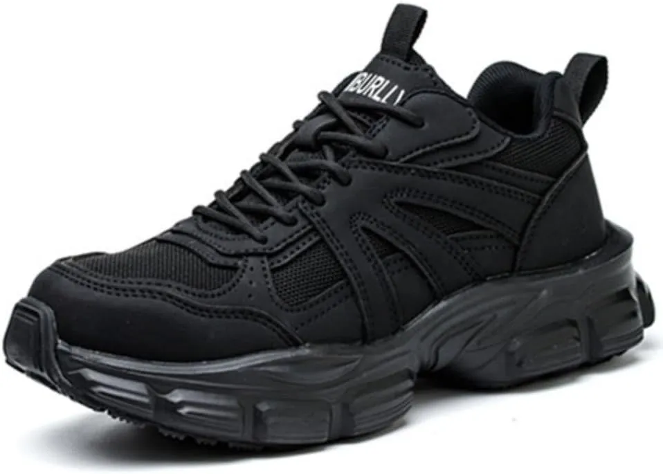 Steel Toe Shoes for Women Lightweight Contrast & Breathable Mesh Indestructible, Wide Width, Soft Comfort, Anti-Smashing & Puncture-Resistant, Non-Slip/Non-Skid