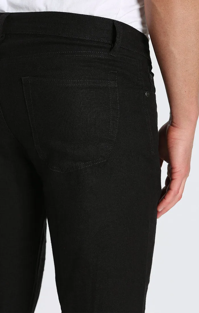 Straight Fit 5 Pocket Linen Pant