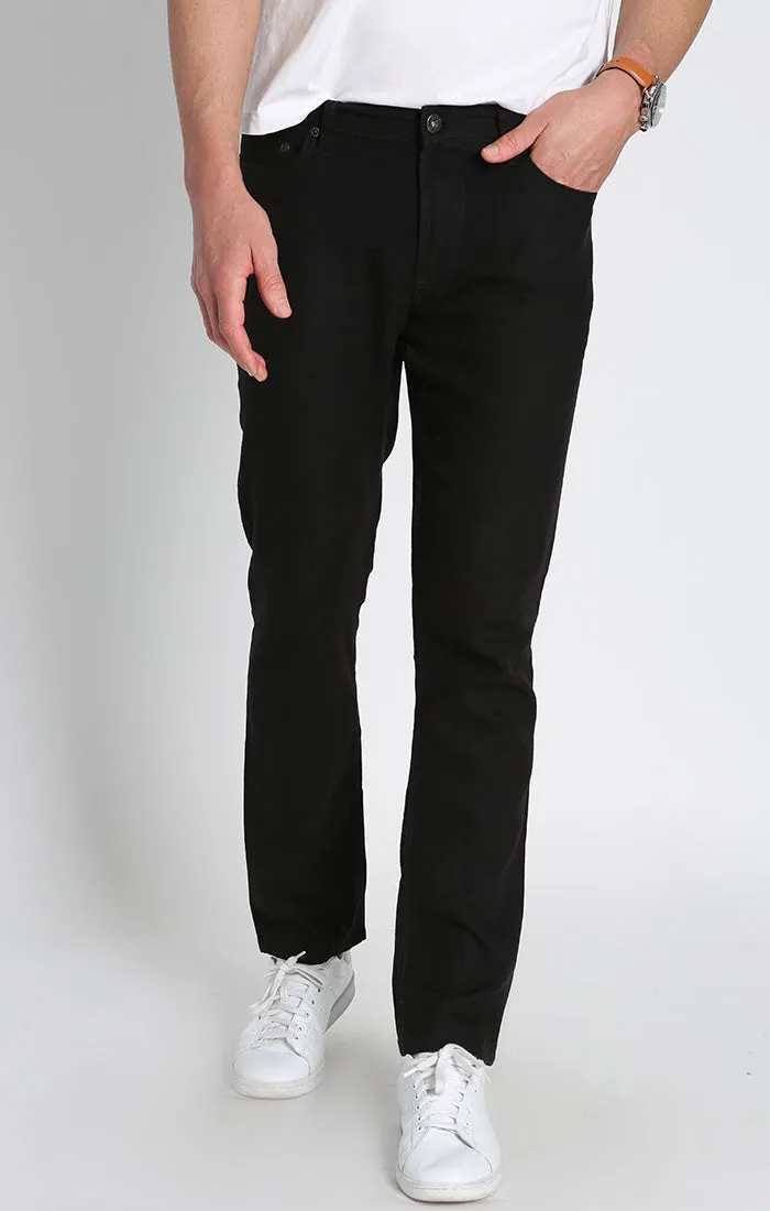 Straight Fit 5 Pocket Linen Pant