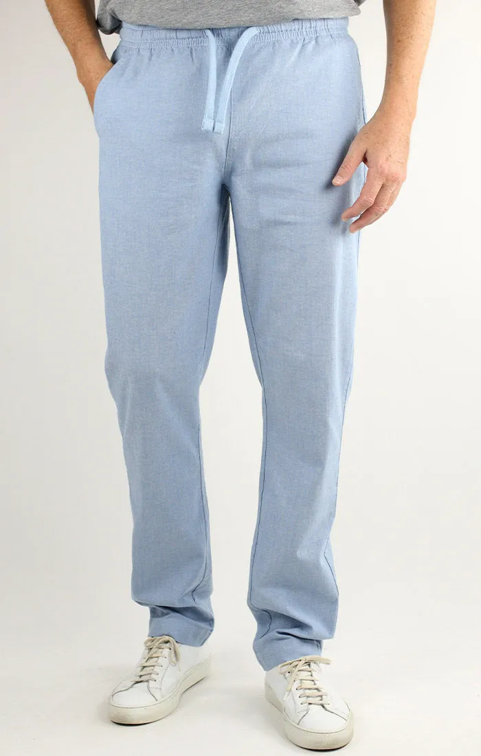 Stretch Chambray Pull On Pant