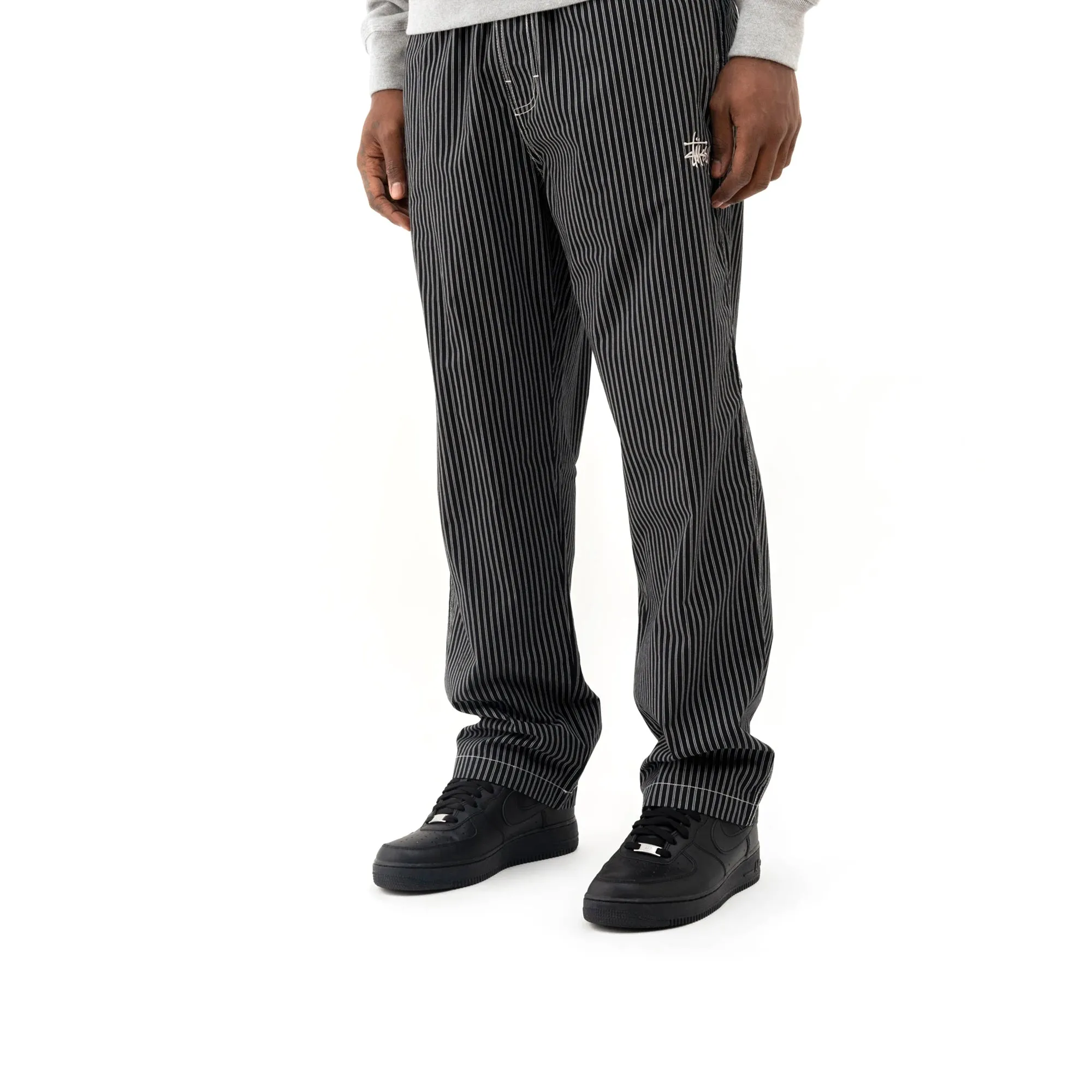 Stussy Brushed Cotton Relaxed Pant Stripe