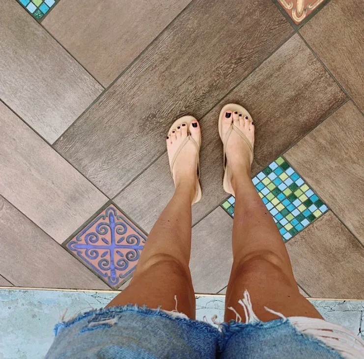 Tan Flip Flop