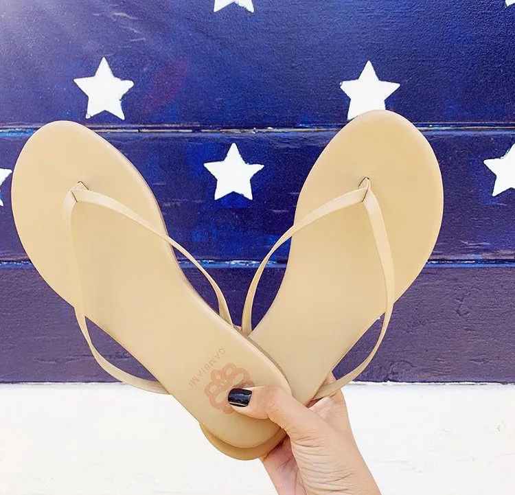 Tan Flip Flop