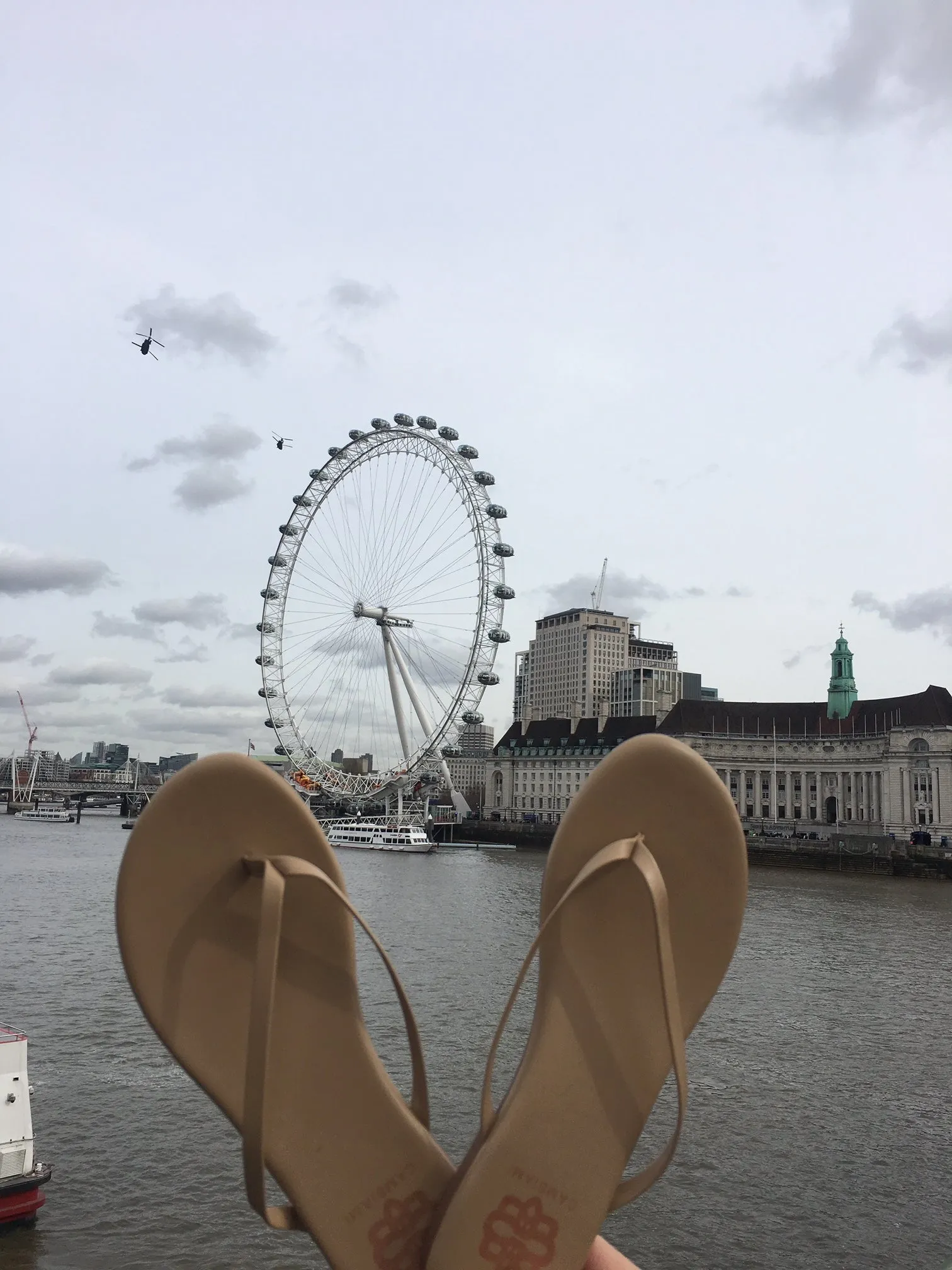 Tan Flip Flop