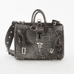 Tanee bag vintage in pewter color