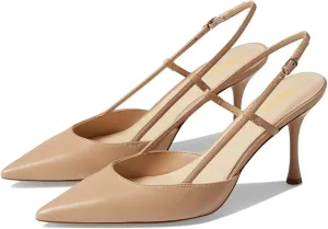 Tang'scuisins Women Fashion Slip on Slingback Buckle Pumps Closed Pointed Toe Stiletto High Heels Sandals Dress Party Wedding Prom Shoes Size 4-16 US