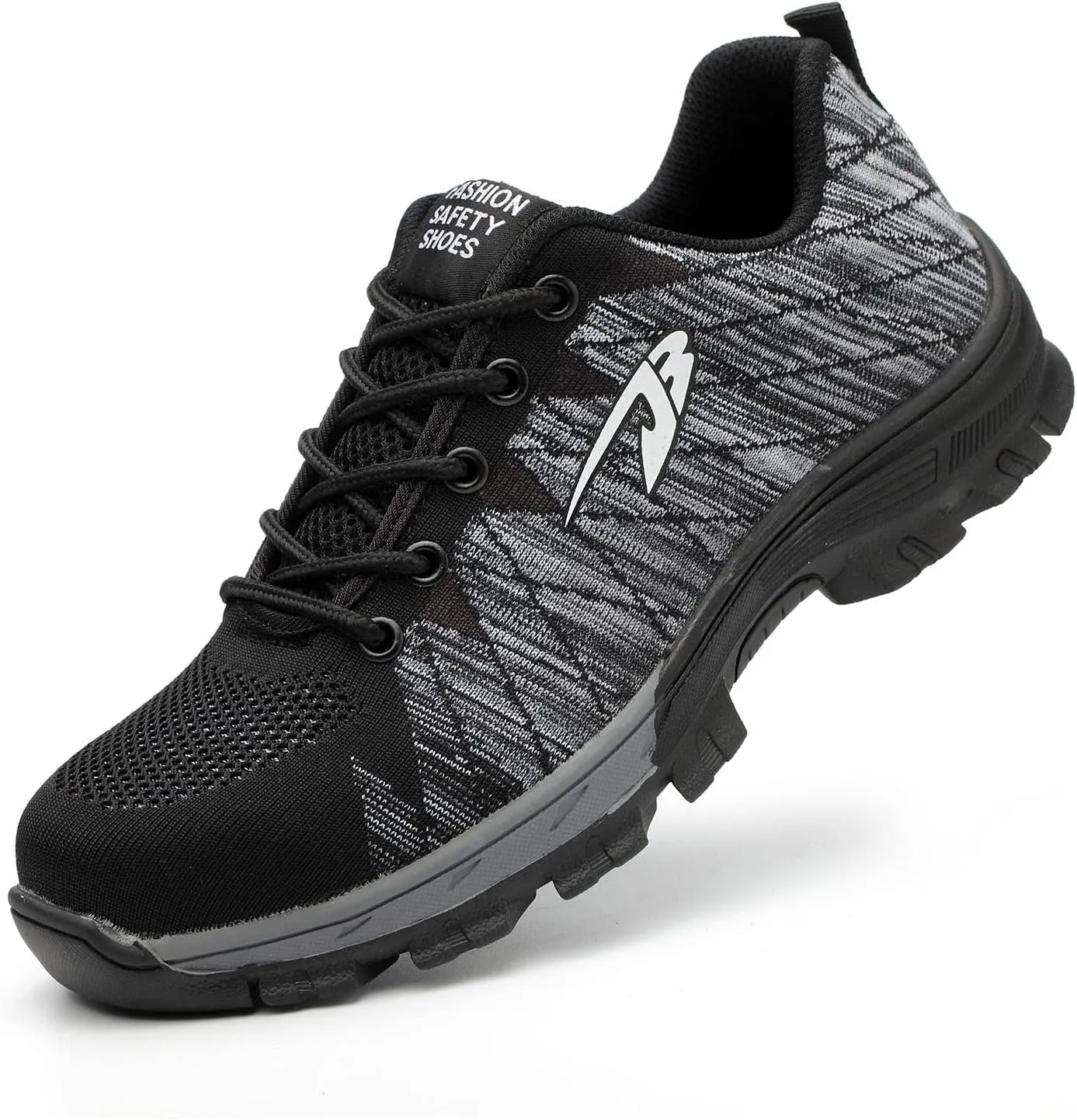 Tanleewa Steel Toe Work Shoes for Men Women Lightweight Safety Sneakers Anti-Pierce Breathable Industrial Construction Shoes Hiking Boots