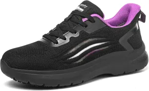 Treesky Non Slip Work Shoes for Women in Food Service - Slip Resistant, Comfortable & Lightweight Sneakers, Suitable for Restaurant, Kitchen & Nursing Crews