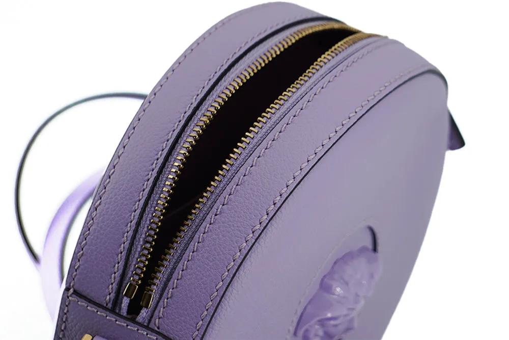 Versace Lavender Purple Round Disco Bag