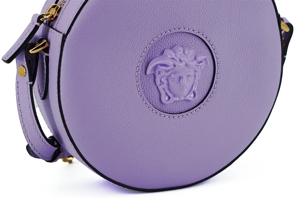 Versace Lavender Purple Round Disco Bag