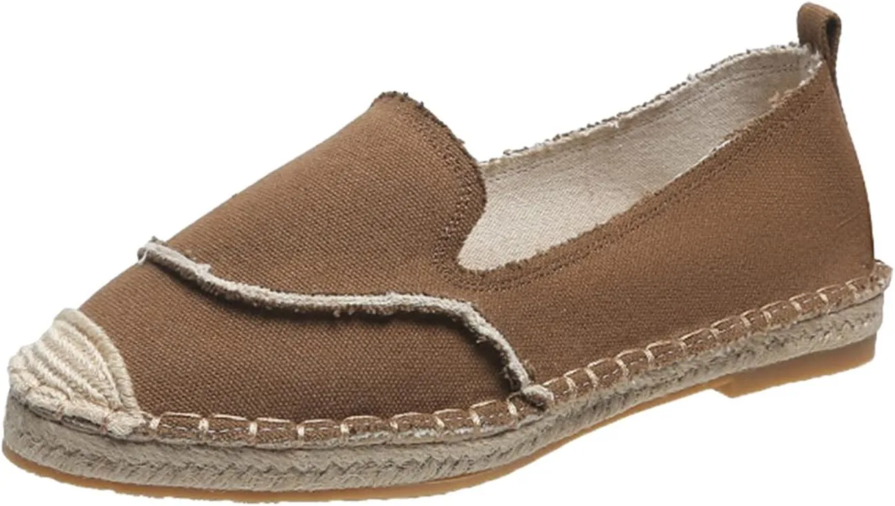 Woman Sandals Size 9 Retro Women's Casual Shallow Shoes Solid Flat Women Casual Dress Shoes 11.5 for Summer
