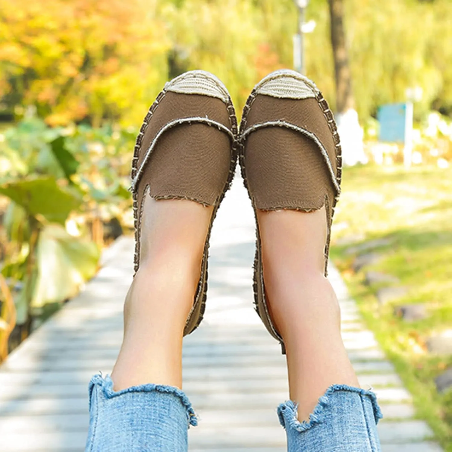 Woman Sandals Size 9 Retro Women's Casual Shallow Shoes Solid Flat Women Casual Dress Shoes 11.5 for Summer