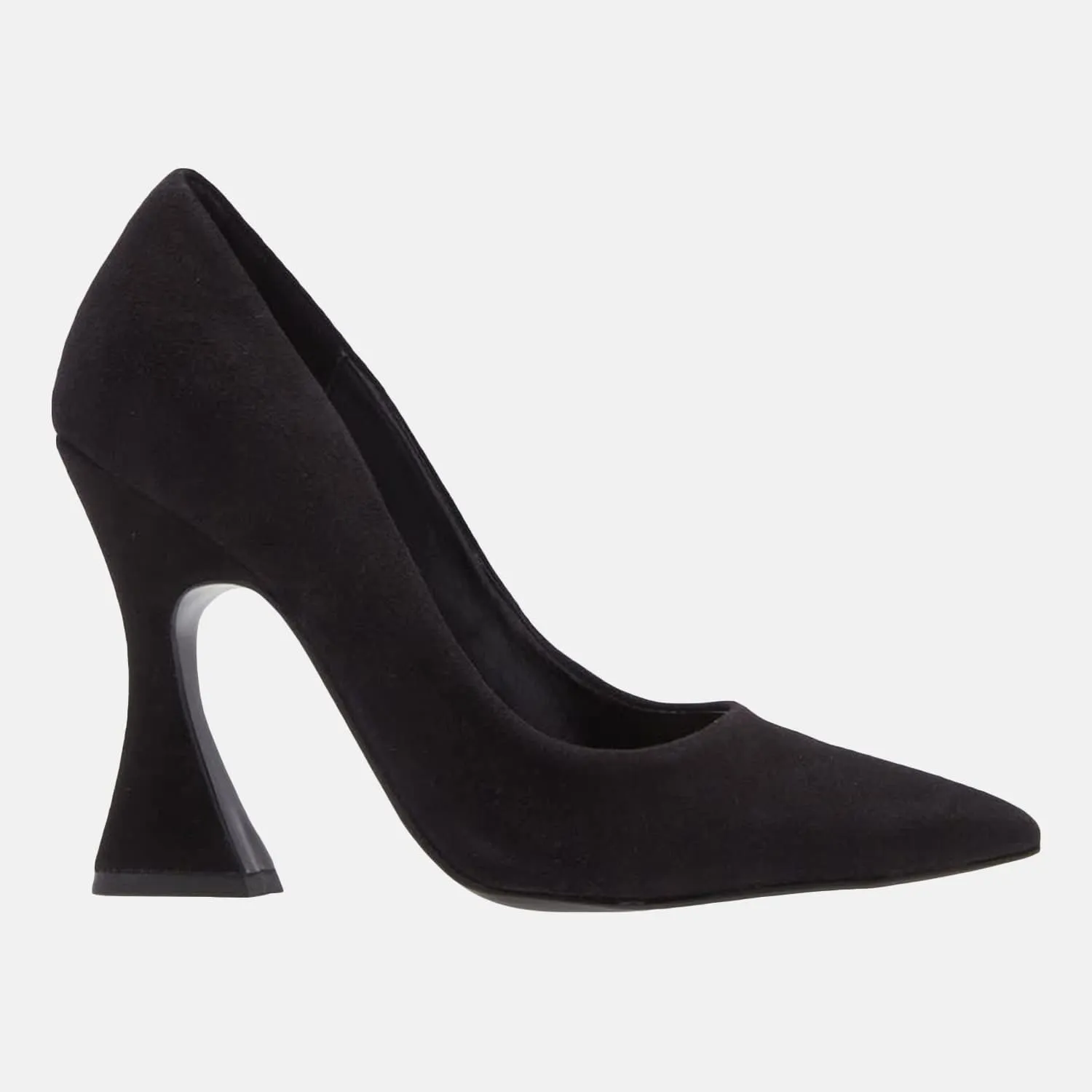 Women's Pointed Toe High Heel Pumps Closed Toe Flared Heel Slip-On Party Wedding Office Dress Shoes