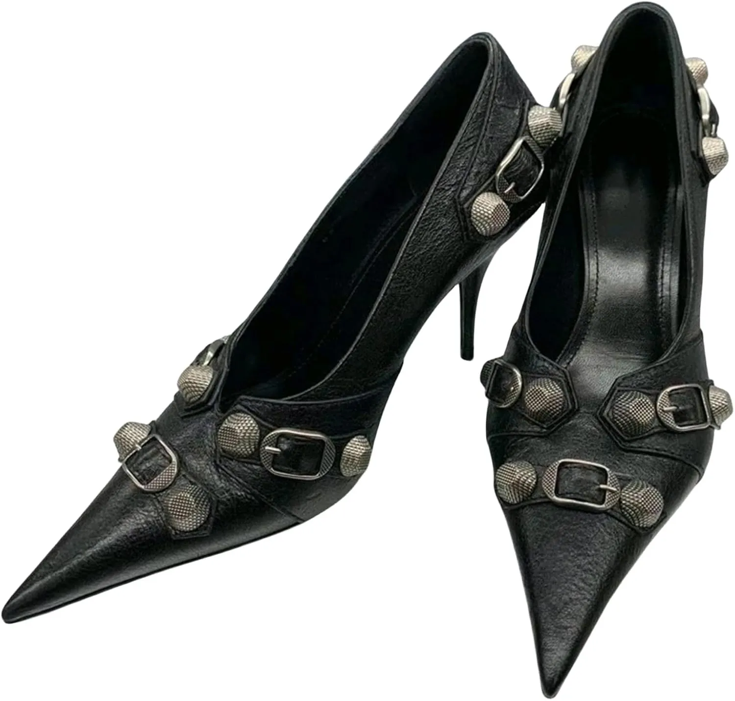 Women's Pointed Toe High Heel Pumps Slip On Stiletto Pumps Comfortable Closed Toe Kitten Heels Sandals for Women Studded Stiletto Dress Shoes Party Wedding Fashion Shoes