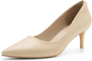 ZURIN Women's Pointed Toe Comfortable Stiletto Heels Closed Toe Dress Pumps Shoes for Wedding Work Office Business
