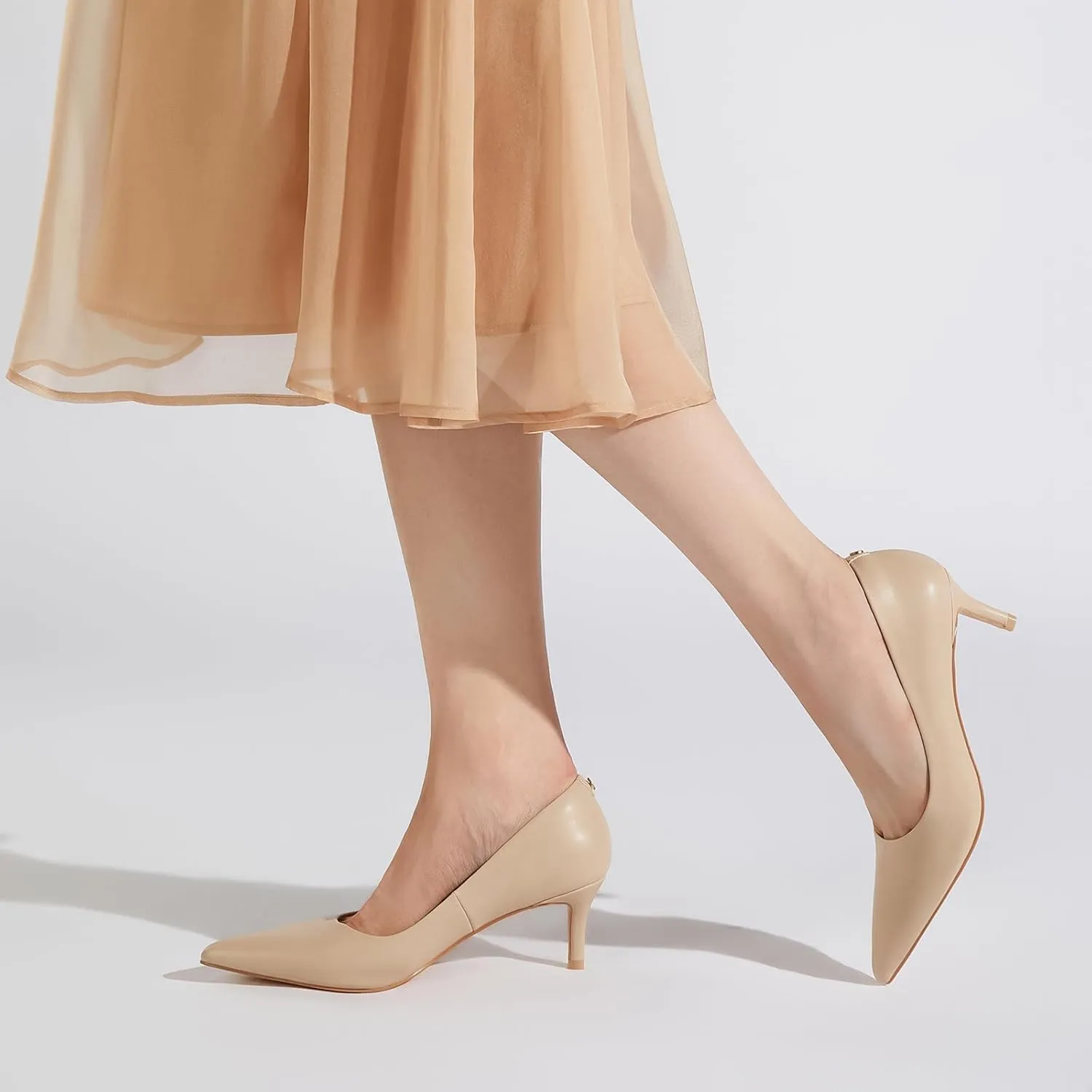 ZURIN Women's Pointed Toe Comfortable Stiletto Heels Closed Toe Dress Pumps Shoes for Wedding Work Office Business